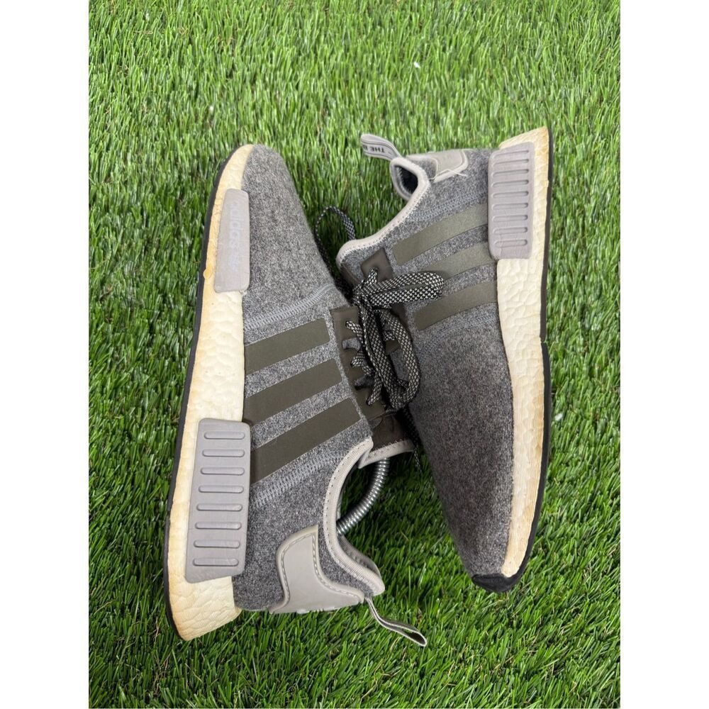 Size 10 - Adidas Nmd_r1 Charcoal Wool Running Ath… - image 5